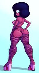 ass cartoon_network female female_only garnet_(steven_universe) mexicanjoe red_skin steven_universe tagme