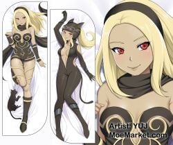 blonde_hair dakimakura_(medium) female gravity_rush hairband kat_(gravity_rush) looking_at_viewer red_eyes yuj