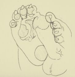 4_toes balls bodily_fluids cum cum_between_toes cum_on_feet duo dvlsh_(artist) feet foot_fetish foot_focus foot_play footjob genital_fluids genitals hi_res humanoid male mammal pawpads penis sex solo_focus toes two-footed_footjob