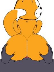 1boy 1boy1girl 1girls beat_banger big_ass cat_ears cat_girl cat_humanoid feline feline_humanoid female female_focus garfieldreal12 grabbing orange_body orange_fur orange_hair orange_skin png rule_63 scratch scratch_cat tagme thick_thighs tights transparent_background white_fur