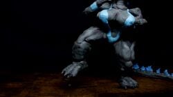 3d animated big_breasts bouncing_breasts clay_(medium) claymation crush godzilla godzilla_(series) muscle_goddesses muscular_female rule_63 scalie sound stomp stop_motion tagme video