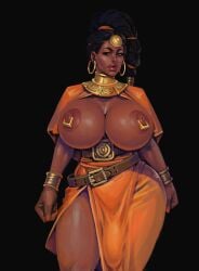 1futa areolae big_areola big_ass big_breasts big_hips big_lips big_nipples big_penis bimbo bimbo_lips boobsgames breasts caravan_owner_(boobsgames) cleavage_overflow clothed clothing dark-skinned_futanari dark_hair dark_skin ear_ring female flaccid futa_only futanari hourglass_figure huge_breasts human jewelry long_hair nipple_piercing nipples original_character partially_clothed penis red_lipstick revealing_clothes skimpy skimpy_clothes skin_tight solo solo_female standing tanned_skin thin_waist tight_clothing