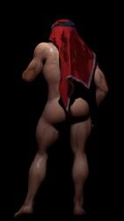 3d 3d_(artwork) 3d_model bandai_namco caked_up keffiyeh male male_focus male_nudity male_only muscle_ass muscle_butt muscles muscular muscular_male naked naked_male nude nude_male plump_ass plump_butt shaheen solo solo_focus solo_male tekken tekken_8 viewed_from_behind whitelemon