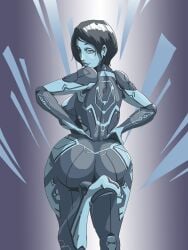 ass_focus big_ass big_breasts cortana halo_(series) halo_5 hourglass_figure