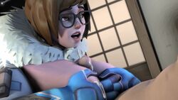 1girls 1kmspaint 3d animated areolae asian big_breasts blizzard_entertainment brown_eyes brown_hair chubby cleavage couple cum_on_breasts cum_on_face duo erect_nipples facial female glasses gloves huge_breasts large_breasts long_hair masturbation mei_(overwatch) no_sound open_mouth overwatch paizuri partially_nude rubbing shorter_than_30_seconds shorter_than_one_minute smile source_filmmaker straight video video_games voluptuous