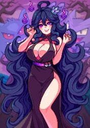 1female 1females 1girls breasts crown female female girl haunter pokeball pokeballs pokemon pokemon_(species) tagme tagme_(character) thighs yumykon