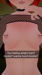 3d 3d_animation 3d_model animated bouncing_breasts cat_girl flushed motion_capture pale-skinned_female pale_skin petite pierced_nipples piercings solo_female solo_focus sound tagme tooty_fruity video virtual_reality virtual_youtuber vrchat vrchat_avatar vrchat_media vrchat_model vtuber