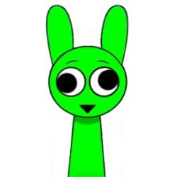 bunny green_body hopsy_(johnathonw) immature_guy oc sfw silly_boi sprunki user_persona