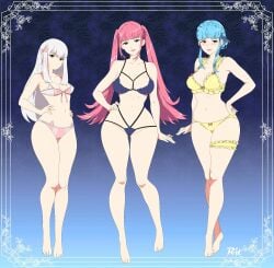 1:1 1:1_aspect_ratio 2d 2d_(artwork) 2d_artwork 3girls adult adult_female almost_naked almost_nude ass_visible_from_the_front ass_visible_through_thighs average_breasts background baddie bare_armpits bare_arms bare_belly bare_calves bare_chest bare_hands bare_hips bare_knees bare_legs bare_midriff bare_navel bare_shoulders bare_skin bare_thighs bare_toes barefoot belly belly_button bewitching_thighs big_boobs big_breasts bikini bikini_bottom bikini_only bikini_top black_bikini black_bikini_bottom black_bikini_top black_swimsuit black_swimwear blue-haired_female blue_background blue_eyebrows blue_hair braid braided_hair braids breasts breasts_apart brown-eyed_female brown_eyes busty busty_female busty_girl calves child_bearing_hips cleavage closed_mouth_smile collarbone commission commission_art crown_braid curvaceous curvaceous_body curvaceous_female curvaceous_figure curvaceous_hips curvaceous_thighs curvy curvy_body curvy_female curvy_figure curvy_hips curvy_thighs digital digital_art digital_drawing digital_drawing_(artwork) digital_media digital_media_(artwork) drawing elbows exposed exposed_armpits exposed_arms exposed_belly exposed_chest exposed_hips exposed_legs exposed_midriff exposed_navel exposed_shoulders exposed_skin exposed_thighs exposed_toes eye-level_view eyebrows_visible_through_hair feet female female_focus female_only fertile fertile_hips fingernails fingers fire_emblem fire_emblem:_three_houses frilled_bikini frilled_bikini_bottom frilled_bikini_top frilled_swimsuit frilled_swimwear from_front front_view frown frown_eyebrows frowning frowning_at_viewer full_body full_body_view groin hair_ribbon halterneck hand_on_belly hand_on_hip hand_on_own_belly hand_on_own_hip hand_on_own_stomach hand_on_own_waist hand_on_stomach hand_on_waist hands_on_belly hands_on_own_belly hands_on_own_stomach hands_on_stomach head_tilt height_difference hi_res high_res high_resolution highres hilda_(fire_emblem) hourglass_figure inframammary_fold inguinal_crease inguinal_ligament knees knees_together knees_together_feet_apart large_boobs large_breasts lascivious lean_figure legs legs_closed legs_together legs_together_feet_apart light_smile lip_gloss lips lipstick long_hair looking_at_viewer lysithea_von_ordelia marianne_von_edmund mature mature_female mature_woman medium_breasts midriff monotone_background mostly_nude multiple_females multiple_girls naked naked_female naked_woman narrow_waist navel nearly_nude nipple_bulge no_shoes nude nude_female nudity one_color_background perky_breasts perky_tits petite petite_body petite_breasts petite_female petite_girl petite_tits pink-eyed_female pink-haired_female pink_eyes pink_hair pink_hair_female pink_hair_ribbon pink_lips pink_lipstick pink_ribbon plain_background posing posing_for_the_viewer posing_naked posing_nude practically_nude r3dfive red-eyed_female red_eyes ribbon scowl short_hair shoulders sidelocks slender_body slender_waist slight_smile slim_female slim_waist smile smiley_face smiling smiling_at_viewer standing string_bikini swimsuit swimwear thick_thighs thigh_gap thighband thighs thighs_together thighstrap tied_hair tilted_head toes touching_belly touching_hip touching_own_belly touching_own_stomach touching_stomach touching_waist trio trio_female twintails twintails_(hairstyle) voluptuous voluptuous_body voluptuous_female voluptuous_figure voluptuous_woman white-haired_female white_bikini white_bikini_bottom white_bikini_top white_eyebrows white_hair white_swimsuit white_swimwear wide_hips woman yellow_bikini yellow_bikini_bottom yellow_bikini_top yellow_swimsuit yellow_swimwear