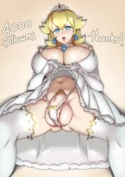 1futa areolae ball_bulge balls balls_in_panties balls_under_clothes blonde_hair blue_eyes breasts crown curvy elbow_gloves erect_nipples flaccid futa_bride futa_only futanari gloves huge_balls huge_breasts huge_penis ineffective_clothing ineffective_panties intersex large_nipples long_hair madkaiser mario_(series) nintendo nipples panties panty_bulge penis penis_bulge penis_in_panties penis_under_clothes penis_under_skirt presenting princess_peach pubic_hair skirt skirt_lift solo spread_legs super_mario_odyssey testicles text thighhighs upskirt wedding_dress wedding_peach_(super_mario_odyssey) wide_hips