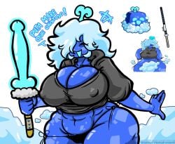 blox_fruits bloxfruitsdude control_(blox_fruits) laughing penis_sword reference_image spanish_text tagme