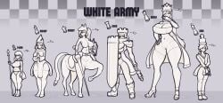1boy 1femboy 2d 2d_(artwork) 5girls alternate_version_available army bishop_(chess) breasts breasts_bigger_than_head breasts_out centaur centauress chess chess_piece clothed clothed_female clothing curvy dommy_mommy female femboy giant_breasts giantess height_chart height_difference hiding hiding_erection high_resolution highres hotcakesnsfw king_(chess) knight_(chess) mommy mommy_kink muscular muscular_female nun nun_outfit pawn_(chess) queen_(chess) religious_clothing rook_(chess) small_penis textless textless_version thick thick_ass thick_thighs tomboy vagina