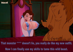 beast (disney) from beauty and the beast (1991 film) by btaco6
