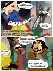 cartoonvalley.com comic disney disney_princess english_text helg humbert_the_huntsman princess royalty snow_white_(disney) snow_white_and_the_seven_dwarfs_(1937_film) speech_bubble text