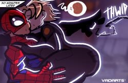marvel marvel_cinematic_universe marvel_comics peter_parker spider-man spider-man:_brand_new_day spider-man_(series) tagme vadarts yelena_belova