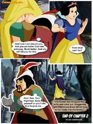 cartoonvalley.com comic disney disney_princess english_text helg humbert_the_huntsman princess royalty snow_white_(disney) snow_white_and_the_seven_dwarfs_(1937_film) speech_bubble text