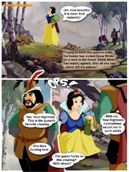 cartoonvalley.com comic disney disney_princess english_text helg humbert_the_huntsman princess royalty snow_white_(disney) snow_white_and_the_seven_dwarfs_(1937_film) speech_bubble text