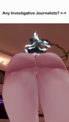 1girls 3d_model animated ass ass_focus female indoors inside mp4 tagme tagme_(artist) unity_(engine) video vrchat vrchat_avatar vrchat_model