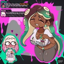 dialogue english_dialogue english_text imminent_sex marina_(splatoon) pearl_(splatoon) splatoon text thesoderaddict