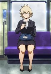 1girl 1girls ai_generated anime boku_no_hero_academia breasts curvy curvy_female curvy_figure eyes female fit hair katsuki_bakugou my_hero_academia nsfw stickyai tits voluptuous
