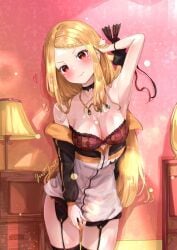 1girls 2d 2d_(artwork) 2d_artwork adult adult_female alternate_body_type alternate_breast_size alternate_breast_size_(smaller) alternative_breast_size anime anime_character armpit armpit_crease armpit_peek armpits bedroom bedroom_background bedroom_scene bedroom_setting black_bra black_garter_straps black_legwear black_stockings black_thigh_highs black_thighhighs black_underwear blush_face blushing blushing_at_viewer blushing_female bra braid braided_hair braids breasts cleavage closed_mouth_smile coat collarbone digital digital_art digital_drawing digital_drawing_(artwork) digital_media digital_media_(artwork) drawing elbows eye-level_view fanart female female_focus female_only fingernails fingers flushed flushed_cheeks flushed_face from_front front_view garter_straps ginger ginger_hair hairless_armpits hand_on_hair hand_on_head hand_on_own_hair hand_on_own_head head_tilt indoor indoor_background indoor_nudity indoors interior_background jacket justjast88 knees_out_of_frame lace-trimmed_bra lace-trimmed_underwear lace_bra lace_underwear laced_bra laced_underwear lean_figure leg_out_of_frame legs_out_of_frame legwear long_hair looking_at_viewer manga_character mature mature_female mature_woman medium_breasts narrow_waist necklace orange-haired_female orange_hair orange_hair_female parted_bangs portrait posing posing_for_the_viewer posing_naked posing_nude presenting_armpit priscilla_barielle re:zero_kara_hajimeru_isekai_seikatsu red-eyed_female red_eyes room room_background shaved_armpits shoulders slender_body slender_waist slim_female slim_waist smile smiley_face smiling smiling_at_viewer solo standing stockings thigh_gap thigh_highs thighhighs thighs thighs_out_of_frame tied_hair tilted_head top_view touching_hair touching_head underwear upper_body white_coat white_fox_(studio) white_jacket white_pupils woman