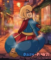 ass big_ass daisy-pink71 facesitting female larger_female male sitting_on_person smaller_male supergirl