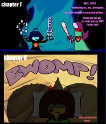 2025 anthro bed blue_body blue_hair butt clothed clothing comic deer deltarune dess_holiday dialogue digital_media_(artwork) dumptruck_ass duo english_text eram female femdom flashback furniture gigantic_ass group hair hammerspace hi_res holding_weapon huge_ass human hyper_ass imminent_facesitting kris_(deltarune) lipstick_mark lying mammal melee_weapon meme offscreen_character offscreen_female on_back on_bed pillow purple_body purple_hair reptile request scalie sfx shadow sitting_on_face size_difference smell smooch soul_(deltarune) sound_effects source source_request sword tail terraria text undertale undertale_(series) weapon