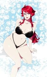 1girls 2d 2d_(artwork) 2d_artwork adult adult_female ahoge almost_naked almost_nude arm_support background baddie bare_arms bare_belly bare_calves bare_chest bare_hands bare_hips bare_knees bare_legs bare_midriff bare_navel bare_shoulders bare_skin bare_thighs belly belly_button bewitching_thighs big_boobs big_breasts black_bra black_panties black_thong black_underwear blue_background bra breasts busty busty_female busty_girl calves child_bearing_hips cleavage closed_mouth_smile collarbone curvaceous curvaceous_body curvaceous_female curvaceous_figure curvaceous_hips curvy curvy_body curvy_female curvy_figure curvy_hips digital digital_art digital_drawing digital_drawing_(artwork) digital_media digital_media_(artwork) drawing earrings exposed exposed_arms exposed_belly exposed_chest exposed_hips exposed_legs exposed_midriff exposed_navel exposed_shoulders exposed_skin exposed_thighs female female_focus female_only fertile fertile_hips fingernails fingers folded_leg glasses glasses_on_face glasses_on_head groin head_tilt hourglass_figure inframammary_fold inguinal_crease inguinal_ligament knees lace_bra lace_panties lace_thong lace_underwear laced_bra laced_panties laced_underwear large_boobs large_breasts lascivious legs lip_gloss lips lipstick long_hair looking_at_viewer lorelei_(pokemon) mature mature_female mature_woman midriff mostly_nude multicolored_background nail_polish nails naked naked_female naked_woman narrow_waist navel nearly_nude nude nude_female nudity panties pattern_background plain_background pokemon portrait practically_nude r3dfive rectangular_glasses red-eyed_female red-haired_female red_eyebrows red_eyes red_fingernails red_hair red_lips red_lipstick red_nail_polish red_nails ribbon_panties shoulders skindentation slender_waist slim_waist smile smiley_face smiling smiling_at_viewer solo thick_thighs thighs thong tilted_head two-tone_background underwear voluptuous voluptuous_body voluptuous_female voluptuous_figure voluptuous_woman white_background wide_hips woman