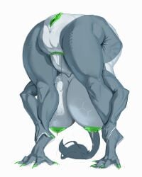4:5 anal anal_vore anthro anus areola auto_vore backbend big_breasts blue_body blue_scales bodily_fluids breasts claws contortionism dragon extreme_contortion female female_anthro flexible folded fur genital_fluids genitals green_areola green_nipples green_vulva grey_body grey_fur grey_scales gyy hanging_breasts head_in_ass head_up_your_own_ass hi_res huge_breasts masturbation mythological_creature mythological_scalie mythology nipples reptile scales scalie solo tail thick_thighs vaginal_fluids vore vulva white_body white_scales wide_hips