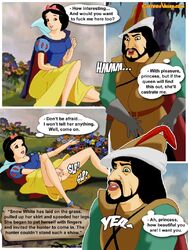 cartoonvalley.com comic disney disney_princess english_text helg humbert_the_huntsman princess royalty snow_white_(disney) snow_white_and_the_seven_dwarfs_(1937_film) speech_bubble text