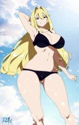 1girls 2d 2d_(artwork) 2d_artwork adult adult_female almost_naked almost_nude arm_behind_head armpit armpit_crease armpit_peek armpits ass_visible_from_the_front ass_visible_through_thighs bare_armpits bare_arms bare_belly bare_chest bare_hands bare_hips bare_legs bare_midriff bare_navel bare_shoulders bare_skin bare_thighs belly belly_button below_view big_boobs big_breasts bikini bikini_bottom bikini_only bikini_top black_bikini black_bikini_bottom black_bikini_top black_swimsuit black_swimwear blonde blonde-haired_female blonde_female blonde_hair blonde_hair_female blue-eyed_female blue_eyes blue_sky_background breasts busty busty_female busty_girl cleavage collarbone curvaceous curvaceous_body curvaceous_female curvaceous_figure curvaceous_hips curvy curvy_body curvy_female curvy_figure curvy_hips day daylight daytime digital digital_art digital_drawing digital_drawing_(artwork) digital_media digital_media_(artwork) down_angle drawing elbows exposed exposed_armpits exposed_arms exposed_belly exposed_chest exposed_hips exposed_legs exposed_midriff exposed_navel exposed_shoulders exposed_skin exposed_thighs feet_out_of_frame female female_focus female_only fingers fit_female foot_out_of_frame from_below from_below_view from_front front_view groin hair_between_eyes hair_intakes hairless_armpits halterneck hand_behind_head hourglass_figure inframammary_fold knees large_boobs large_breasts lean_figure linea_alba long_hair looking_at_viewer looking_down looking_down_at_viewer low-angle_shot low-angle_view low_angle low_angle_view mature mature_female mature_woman midriff mostly_nude naked naked_female naked_woman narrow_waist navel nearly_nude nude nude_female nudity outdoor outdoor_background outdoor_nudity outdoors outside outside_nudity parted_lips portrait posing posing_for_the_viewer posing_naked posing_nude practically_nude presenting_armpit r3dfive sekirei shaved_armpits shoulders sky_background slender_body slender_waist slim_female slim_waist smile smiley_face smiling smiling_at_viewer solo standing stomach swimsuit swimwear thigh_gap thighs top_view tsukiumi under_view upper_body wide_hips woman yellow-haired_female yellow_hair