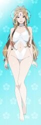 1girls 2d 2d_(artwork) 2d_artwork adult adult_female ah!_my_goddess! ahoge antenna_hair background bare_arms bare_calves bare_hands bare_hips bare_knees bare_legs bare_navel bare_shoulders bare_skin bare_thighs bare_toes barefoot belldandy belly belly_button big_boobs big_breasts bikini blue-eyed_female blue_background blue_eyes breasts brown-haired_female brown_eyebrows brown_hair busty busty_female busty_girl calves cleavage_cutout clothing_cutout collarbone curvaceous curvaceous_body curvaceous_female curvaceous_figure curvaceous_hips curvy curvy_body curvy_female curvy_figure curvy_hips digital digital_art digital_drawing digital_drawing_(artwork) digital_media digital_media_(artwork) drawing exposed_arms exposed_hips exposed_legs exposed_navel exposed_shoulders exposed_skin exposed_thighs exposed_toes eye-level_view feet female female_focus female_only fingernails fingers forehead_marking from_front front_view full_body full_body_view glistening_hair glistening_legs glistening_skin glistening_thighs glossy_hair groin hourglass_figure inguinal_crease inguinal_ligament knees large_boobs large_breasts lean_figure legs legs_closed legs_together lip_gloss lips lipstick long_hair looking_at_viewer mature mature_female mature_woman midriff monotone_background nail_polish nails narrow_waist navel navel_cutout no_shoes one-piece_swimsuit one_color_background parted_bangs parted_lips pink_fingernails pink_lips pink_lipstick pink_nail_polish pink_nails pink_toenail_polish pink_toenails plain_background portrait r3dfive shiny_hair shiny_legs shiny_skin shiny_thighs shoulders sidelocks slender_body slender_waist slim_female slim_waist smile smiley_face smiling smiling_at_viewer solid_color_background solo standing stomach_cutout swimsuit swimwear thick_thighs thighs thighs_together toenail_polish toenails toes white_bikini white_one-piece_swimsuit white_swimsuit white_swimwear wide_hips woman
