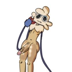 1:1 anthro blushcrunch_studio dandy's_world femboy goob_(dandy's_world) hi_res humanoid male solo