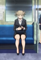 1girl 1girls ai_generated anime boku_no_hero_academia breasts curvy curvy_female curvy_figure eyes female fit hair my_hero_academia nsfw stickyai tits toga_himiko voluptuous