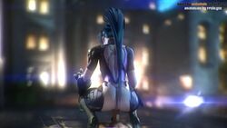 3d animated ass audiodude back bodysuit bubble_butt dat_ass dildo exposed_ass female fpsblyck gripping high_heels jiggle looking_back masturbation open_clothes overwatch pussy rear_view riding sex_toy sound video widowmaker