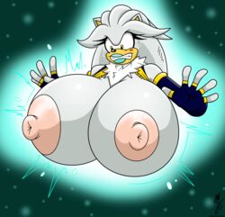 silver the hedgehog from sonic (series) by cornchip21