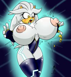 silver the hedgehog from sega by cornchip21