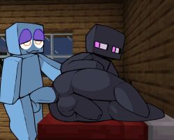2d_animation anal anal_sex animated anthro balls chubcore duo enderman foreskin frame_by_frame genitals humanoid inside male male/male male_penetrated male_penetrating male_penetrating_male microsoft minecraft mojang penetration penile penile_penetration penis penis_in_ass sex square_(anatomy) xbox_game_studios