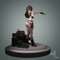 1girls 3d animated ass belt big_ass big_breasts blonde_female blonde_hair boots box breasts bullet capcom clothing curvy curvy_figure dirty female female_only firearm footwear grace_ashcroft grace_ashcroft_(julia_pratt) gun handgun holding_breast holster hourglass_figure human large_breasts legwear light-skinned_female light_skin malef1cent nonsexual pale_skin panties pistol platform resident_evil resident_evil_9:_requiem scarf slim_waist sniper_rifle tactical_gear tagme torn_clothes turnaround video virt-a-mate virtamate weapon