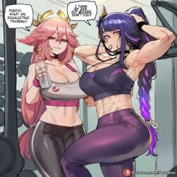1futa 1girls ai_assisted ai_generated animal_ears animal_girl anime anime_style balls big_ass big_breasts breasts caption clitoris cock comic comic_page curvaceous curvaceous_body curvaceous_female curvaceous_figure dialogue dickgirl female female_focus fit_female fox_ears fox_girl futa_only futa_sans_pussy futanari futanari_only genshin_impact girl girly hentai high_resolution highres horny hourglass_figure huge_ass huge_balls huge_boobs huge_breasts huge_butt huge_cock huge_testicles huge_thighs manga manga_page medium_ass medium_breasts medium_penis muscular patreon penis pink_hair purple_hair pussy raiden_shogun self_upload sexy shiny sparklie speech_bubble stable_diffusion story text text_bubble uncensored vagina voluptuous voluptuous_female waifu waifu_diffusion worship yae_miko