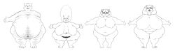2021 absurd_res age_difference alternate_version_at_source amputee anthro areola arm_hair arm_scar belly belly_hair belly_overhang big_belly big_breasts biped black_and_white body_hair bodypaint breasts canon_couple cat_dad_(deltarune) cat_mom_(deltarune) catti_(deltarune) catti_cattenheimer catty_(undertale) catty_cattenheimer chest_hair chubby_cheeks curvy_figure daughter_(lore) deep_navel deltarune digital_drawing_(artwork) digital_media_(artwork) disability domestic_cat dorkass ear_piercing ear_ring eyeshadow face_paint family fangs father_(lore) father_and_child_(lore) father_and_daughter_(lore) felid feline felis female flabby_arms front_view frown full-length_portrait fupa gem genitals group hair half-closed_eyes hanging_belly hi_res highlights_(coloring) huge_belly huge_breasts huge_hips jewelry leg_hair looking_at_viewer love_handles makeup male mammal mascara mature_anthro mature_female mature_male missing_arm model_sheet monochrome moobs morbidly_obese morbidly_obese_anthro morbidly_obese_male mother_(lore) mother_and_child_(lore) mother_and_daughter_(lore) narrowed_eyes navel necklace nipples nude obese obese_anthro obese_female obese_male older_female older_male open_mouth open_smile overweight overweight_anthro overweight_female overweight_male parent_(lore) parent_and_child_(lore) parent_and_daughter_(lore) pearl_(gem) pearl_bracelet pearl_necklace piercing portrait pubes puffy_nipples ring_piercing sagging_breasts scar sibling_(lore) simple_background sister_(lore) sisters_(lore) smile solo standing t-pose teeth thick_thighs undertale_(series) vulva whiskers white_background wide_hips wrinkles younger_female