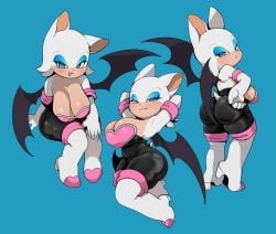 rouge the bat from sonic (series) by niucniuc