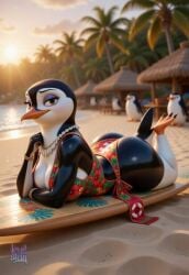 1animal 1female 1girls 2026 3d 3d_(artwork) 3d_render ai_assisted ai_generated anthro anthro_female anthro_only arched_back ass ass_bigger_than_head ass_cleavage ass_crack ass_focus avian avian_feet avian_humanoid back back_view beach beak beautiful big_ass big_breasts big_butt bikini bikini_bottom bikini_top black_body booty breasts bubble_butt curvaceous curvy cute dumptruck_ass enormous_ass fat_ass fat_butt feathers female female_anthro female_only feral furry furry_female furry_only gigantic_ass ginormous_ass high_quality high_resolution highres hourglass_figure huge_ass humongous_ass hyper hyper_ass lani_aliikai laying_down laying_on_stomach lewdstein mature mature_body mature_figure mature_woman milf mommy oiled oiled_body oiled_skin parody parody_porn penguin presenting_ass round_ass seductive seductive_eyes seductive_gaze short_stack shortstack sky slim_waist solo solo_female sony_pictures_animation sunbathing sunlight sunset surf's_up surfboard swimwear tail thick thick_ass thick_thighs thighs voluptuous voluptuous_female white_body wide_hips