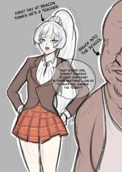 weiss schnee from rwby by aima zero