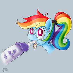 2014 blackmorass cum cum_in_mouth cum_inside cum_on_tongue disembodied_penis duo equine female friendship_is_magic hair hi_res horse male mammal multicolored_hair my_little_pony open_mouth penis pony rainbow_dash_(mlp) rainbow_hair simple_background straight straight_hair tongue tongue_out vein