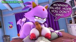 blaze the cat from sega by rocketspuff