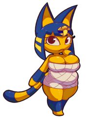 ankha from animal crossing by teckworks