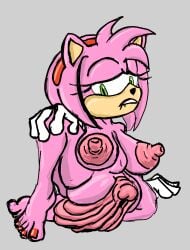 amy_rose anthro big_clitoris big_nipples big_vulva breasts clitoris dustbunny404 eulipotyphlan feet female genitals hedgehog huge_clitoris huge_nipples hyper hyper_clitoris hyper_genitalia hyper_nipples hyper_vulva mammal nipples sega solo sonic_(series) sonic_the_hedgehog_(series) vulva why