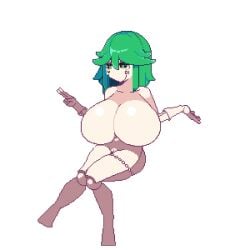 1girls animated bouncing_breasts breasts game_cg gigantic_breasts green_eyes green_hair heart_tattoo huge_breasts kogoeruretasu loop looping_animation lustful_dreamers number pixel_animation pixel_art posing robot robot_girl saya_(lustful_dreamers) tagme top_heavy transparent_background