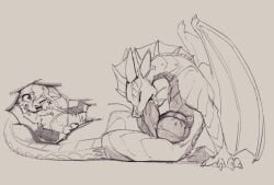 2_penises animal_genitalia animal_penis anthro autofellatio bodily_fluids canid canine canis cum cum_in_mouth cum_in_own_mouth cum_in_self cum_inside diphallia diphallism domestic_dog dragon duo european_mythology feral genital_fluids genitals hemipenes icewing_(wof) keltre_(ragnya) lunlunfox male male/male mammal masturbation multi_genitalia multi_penis mythological_creature mythological_scalie mythology oral oral_masturbation oral_vore penile penile_masturbation penis scalie seal_(character) seawing_(wof) vore western_dragon wings_of_fire